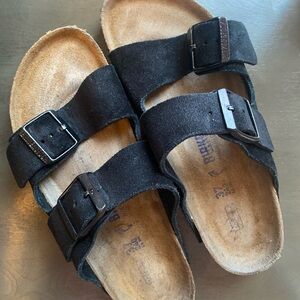 Black Suede Birkenstocks
